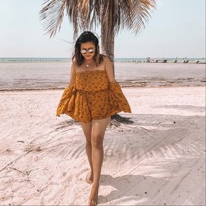 Off shoulder romper